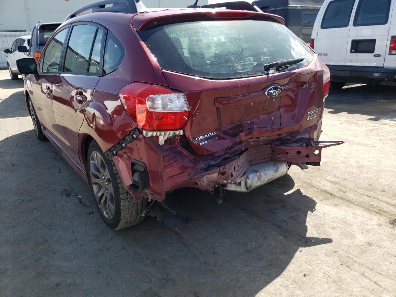 Photo 9 from auction – 2013 SUBARU IMPREZA SP with VIN JF1GPAU6XD2848014