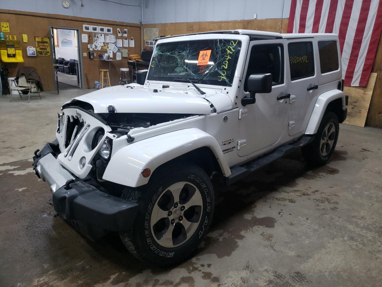 Photo 2 from auction – 2017 JEEP WRANGLER U with VIN 1C4BJWEG5HL719091
