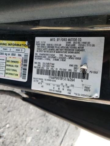 Photo 10 from auction – 2015 FORD FUSION SE with VIN 1FA6P0H78F5116264