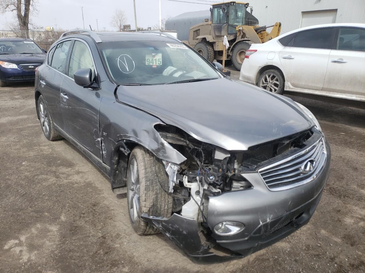 INFINITI QX50 2014 with VIN JN1BJ0HR4EM192518 - Photo from auction