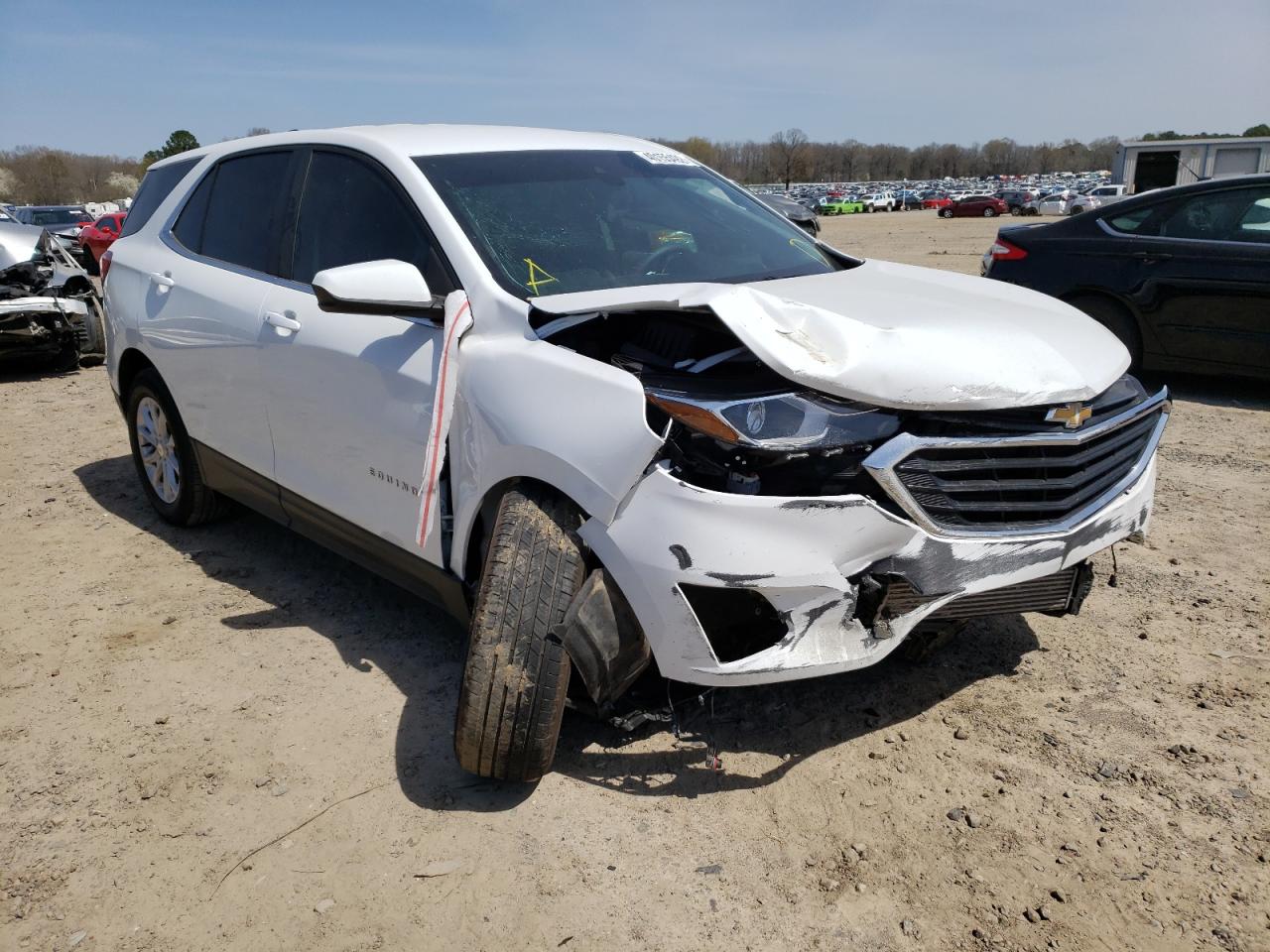 CHEVROLET EQUINOX LT 2021 with VIN 3GNAXKEV2MS134904 - Photo from auction