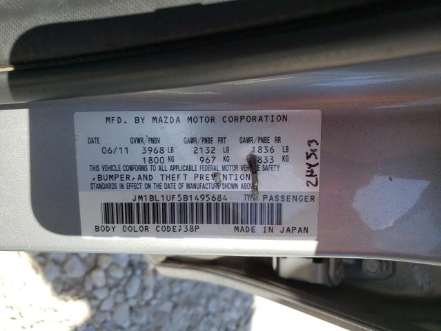 Photo 10 from auction – 2011 MAZDA 3 I with VIN JM1BL1UF5B1495684