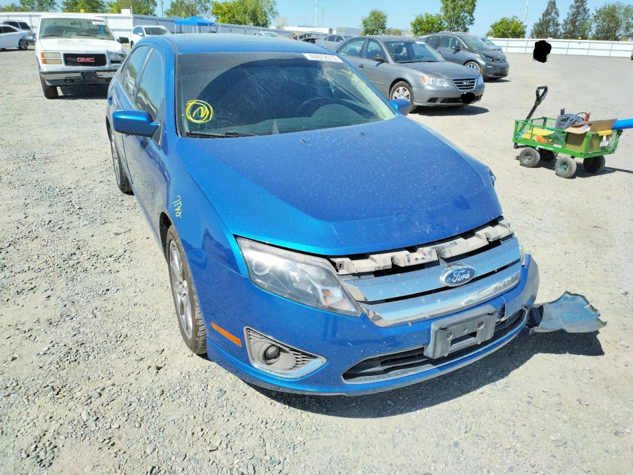 FORD FUSION SE 2011 with VIN 3FAHP0HA0BR108705 - Photo from auction