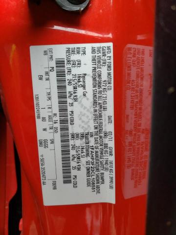 Photo 10 from auction – 2012 FORD FOCUS SE with VIN 1FAHP3F23CL108551