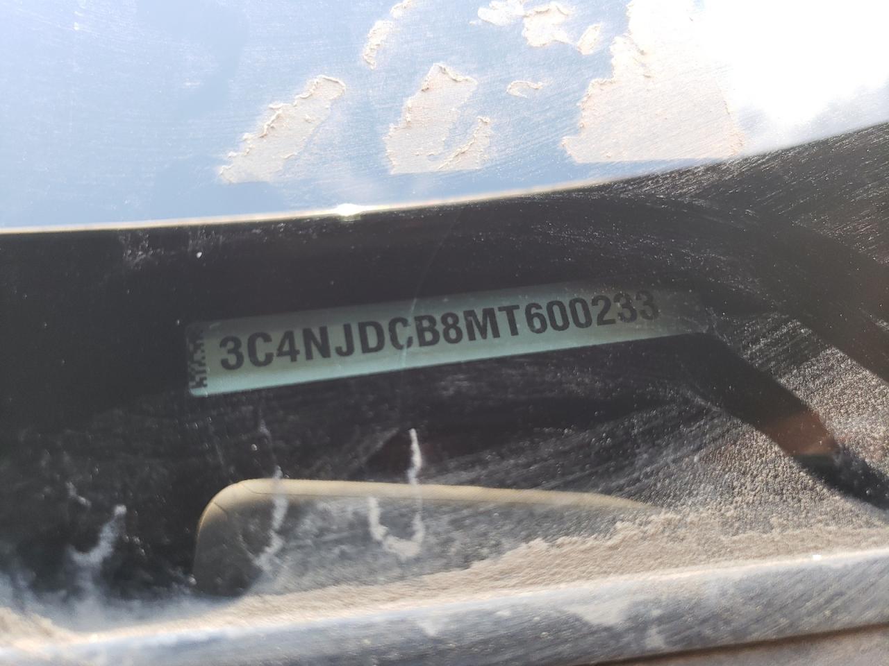Photo 10 from auction – 2021 JEEP COMPASS LI with VIN 3C4NJDCB8MT600233