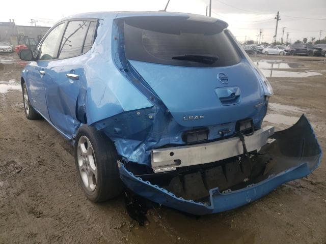 Photo 3 from auction – 2011 NISSAN LEAF SV with VIN JN1AZ0CP8BT005454