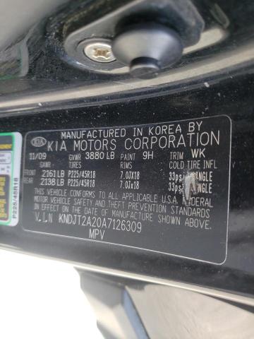 Photo 10 from auction – 2010 KIA SOUL with VIN KNDJT2A20A7126309