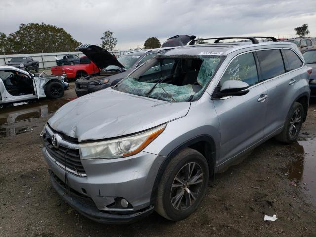 Photo 9 from auction – 2016 TOYOTA HIGHLANDER with VIN 5TDJKRFH1GS327806