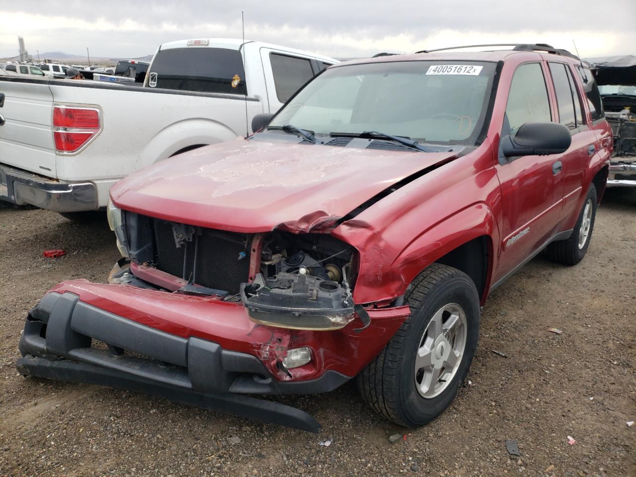 Photo 2 from auction – 2003 CHEVROLET TRAILBLAZE with VIN 1GNDT13S332227050