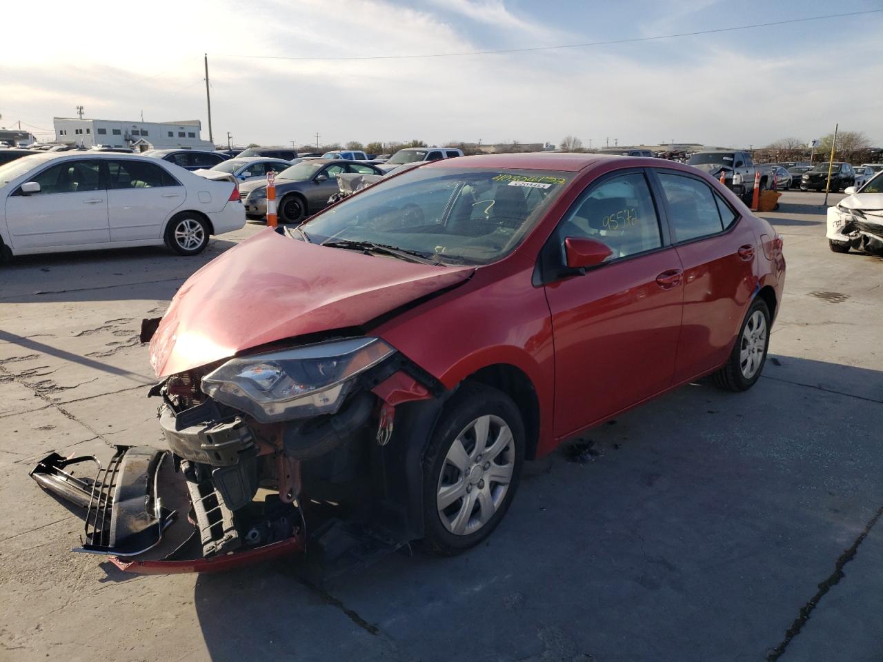 Photo 2 from auction – 2015 TOYOTA COROLLA L with VIN 5YFBURHE9FP201766