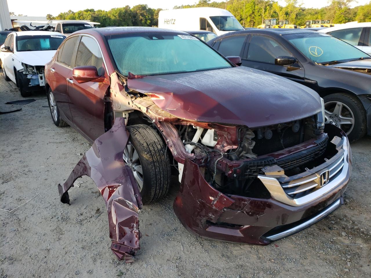 HONDA ACCORD EXL 2013 with VIN 1HGCR2F87DA079762 - Photo from auction