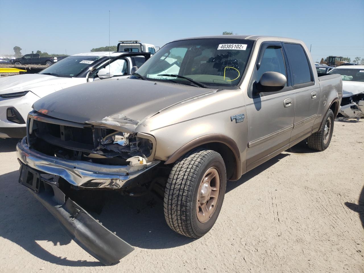 Photo 2 from auction – 2003 FORD F150 SUPER with VIN 1FTRW07663KA54136