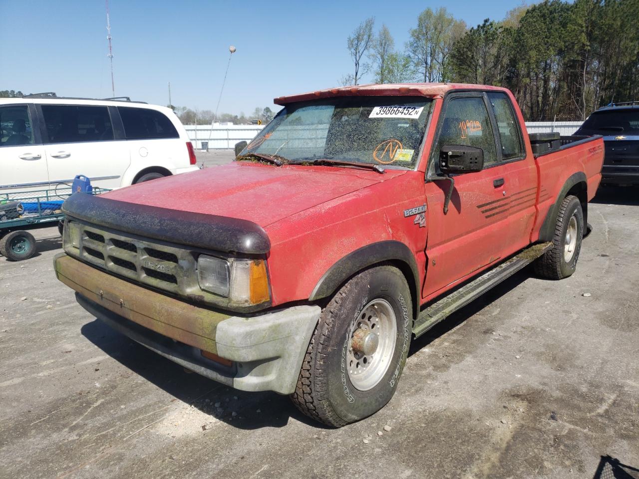 Photo 2 from auction – 1991 MAZDA B2600 CAB with VIN JM2UF6142M0172634