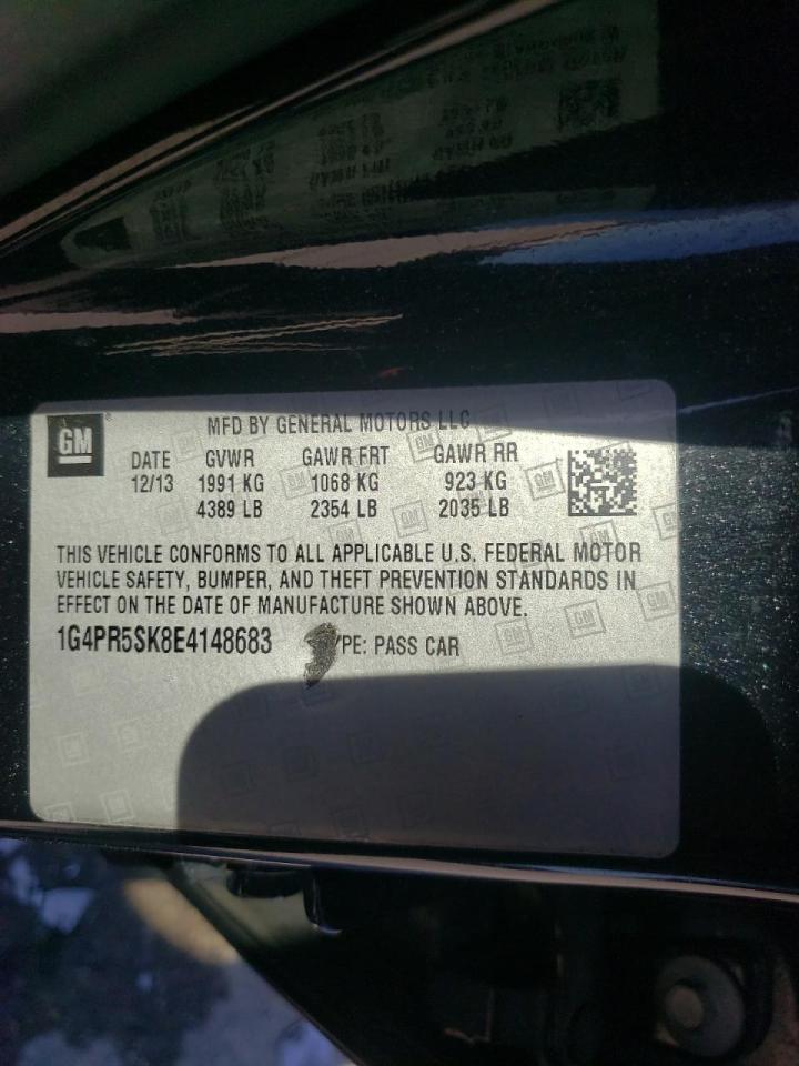 Photo 10 from auction – 2014 BUICK VERANO CON with VIN 1G4PR5SK8E4148683
