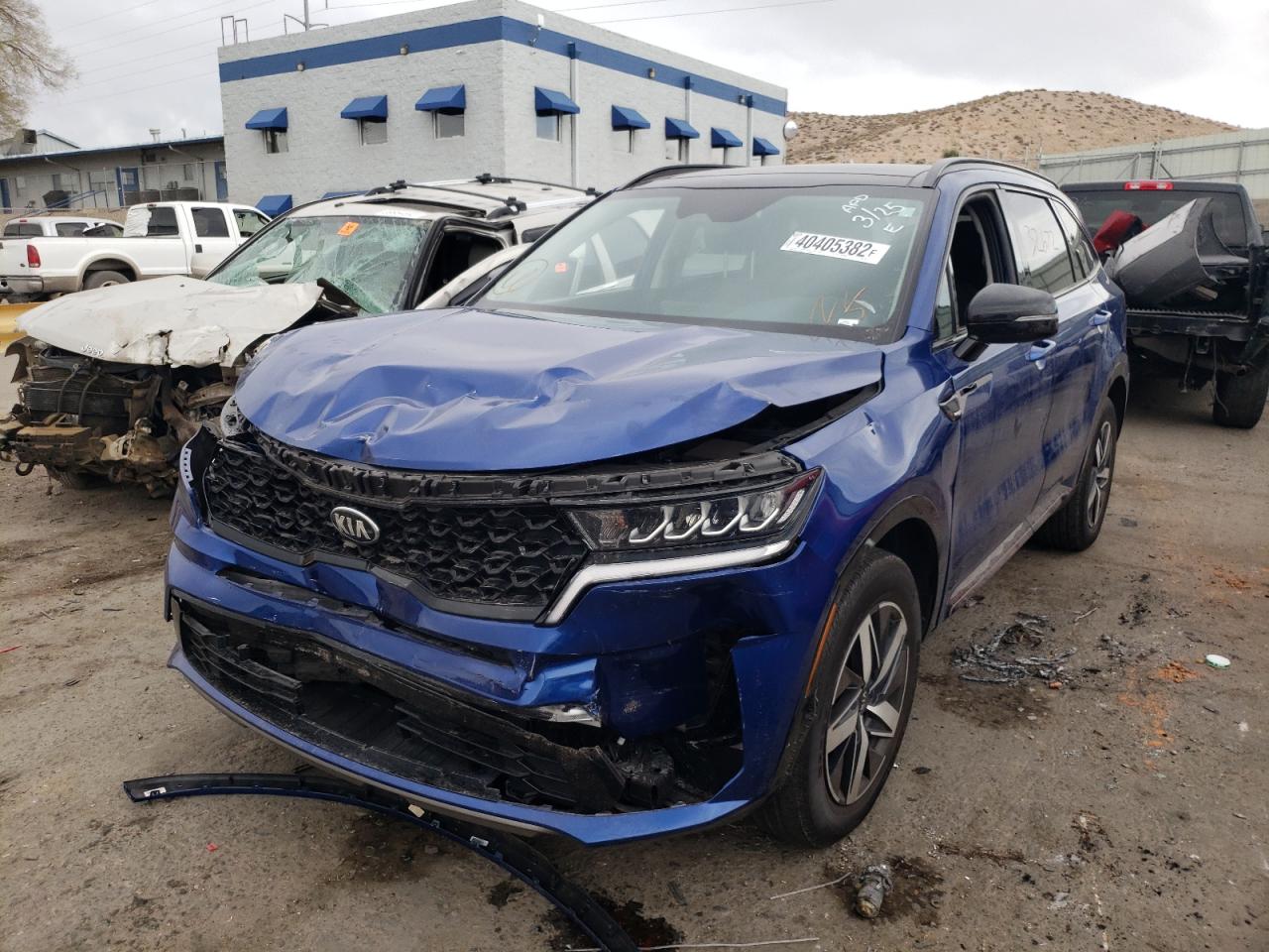 Photo 2 from auction – 2021 KIA SORENTO S with VIN 5XYRL4LC7MG009113
