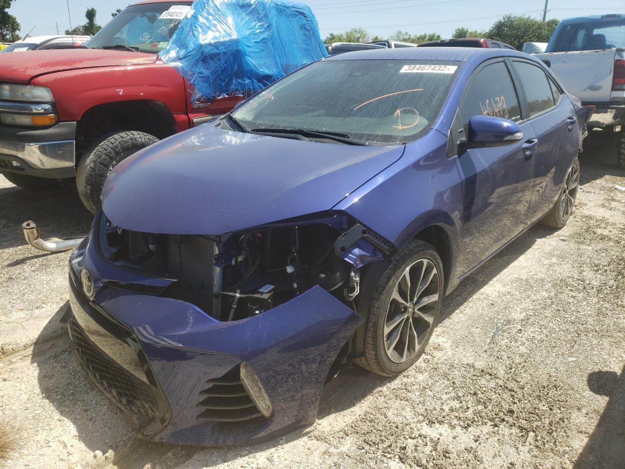 Photo 2 from auction – 2017 TOYOTA COROLLA L with VIN 2T1BURHE0HC899347