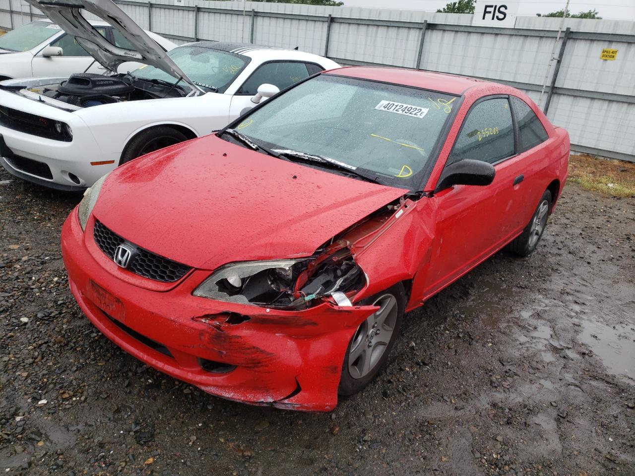 Photo 9 from auction – 2004 HONDA CIVIC DX V with VIN 1HGEM21104L034720