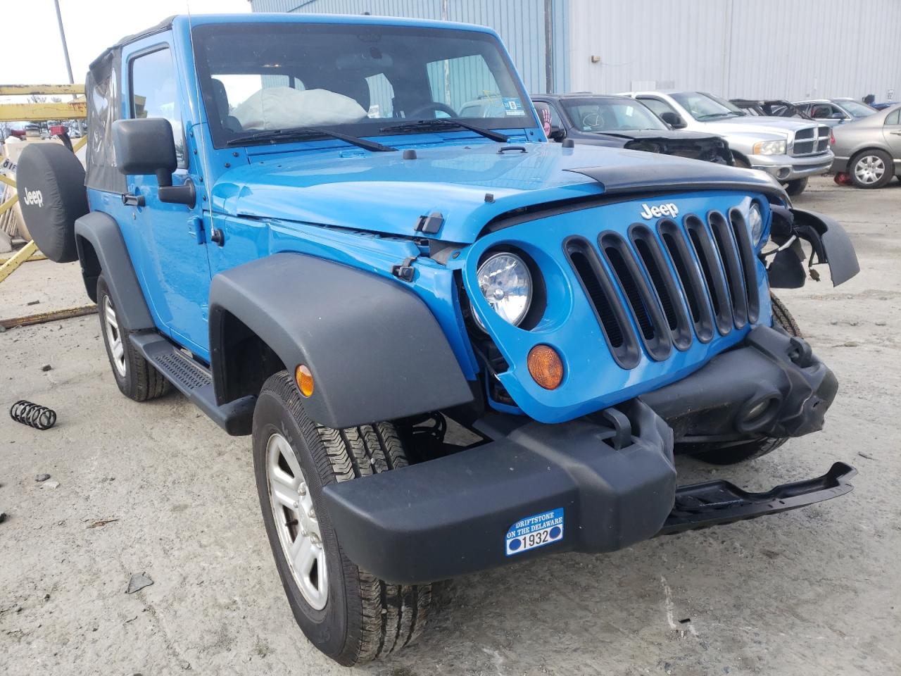 JEEP WRANGLER S 2011 with VIN 1J4AA2D1XBL541424 - Photo from auction