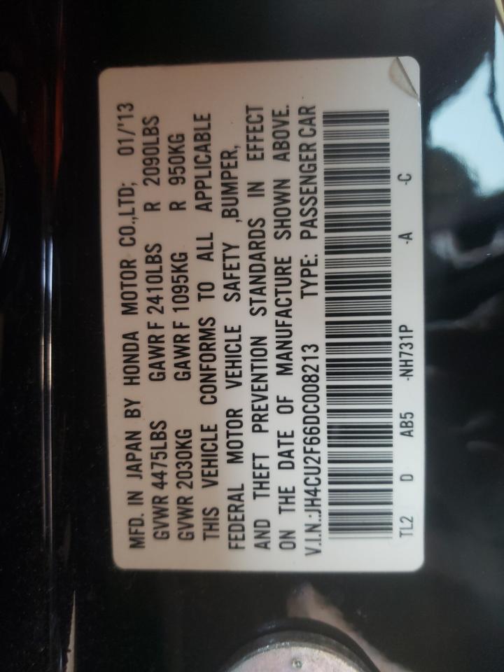 Photo 10 from auction – 2013 ACURA TSX TECH with VIN JH4CU2F66DC008213