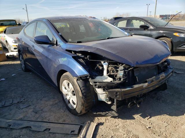 HYUNDAI ELANTRA SE 2016 with VIN 5NPDH4AE0GH703493 - Photo from auction