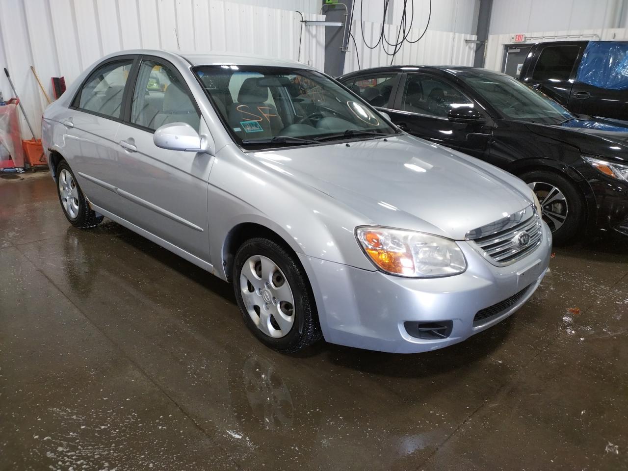 KIA SPECTRA EX 2007 with VIN KNAFE121X75414114 - Photo from auction