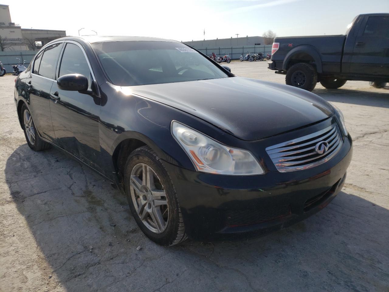 INFINITI G35 2008 with VIN JNKBV61FX8M266483 - Photo from auction