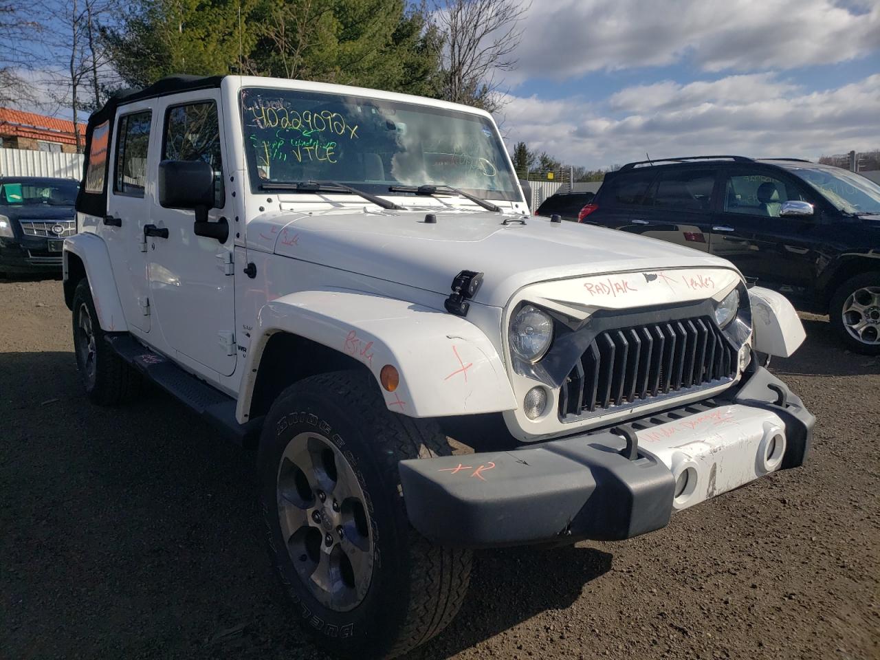 JEEP WRANGLER U 2016 with VIN 1C4HJWEG8GL109257 - Photo from auction