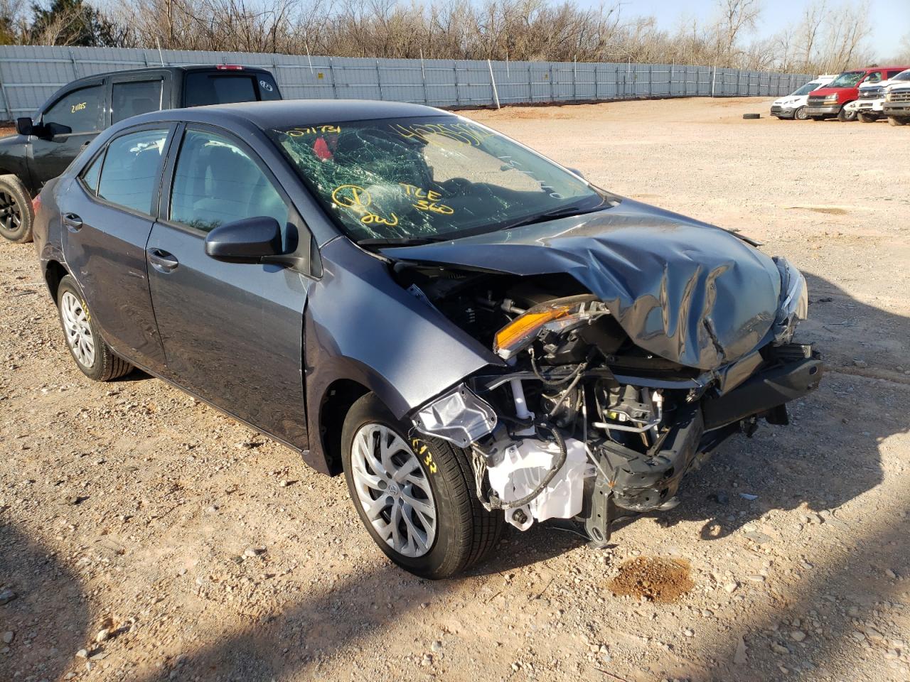 TOYOTA COROLLA L 2018 with VIN 2T1BURHE6JC071731 - Photo from auction