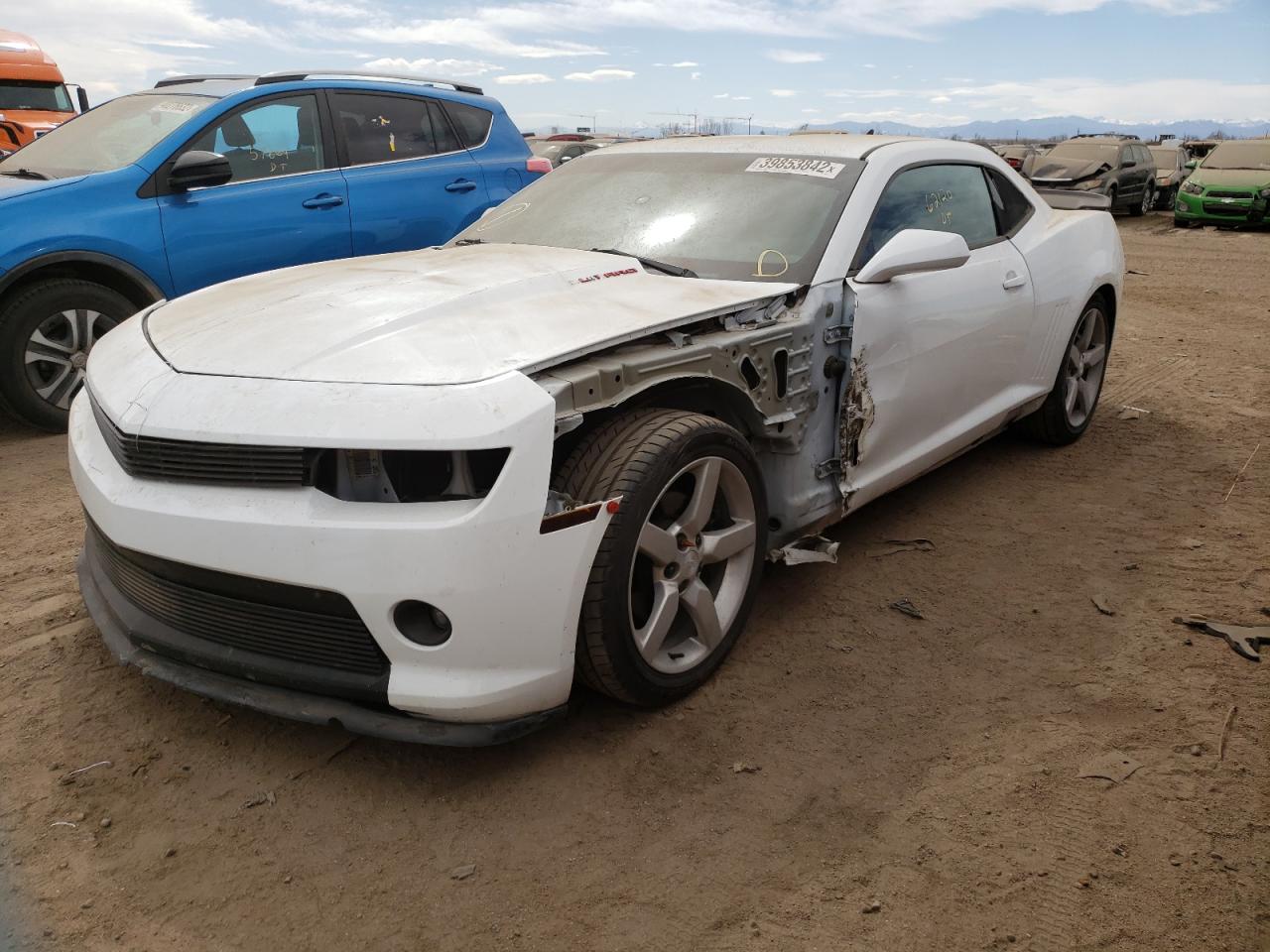 Photo 2 from auction – 2015 CHEVROLET CAMARO LT with VIN 2G1FD1E31F9105452