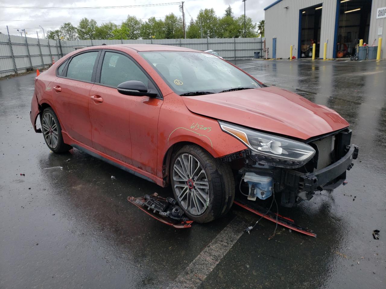 KIA FORTE GT 2020 with VIN 3KPF44AC0LE162835 - Photo from auction