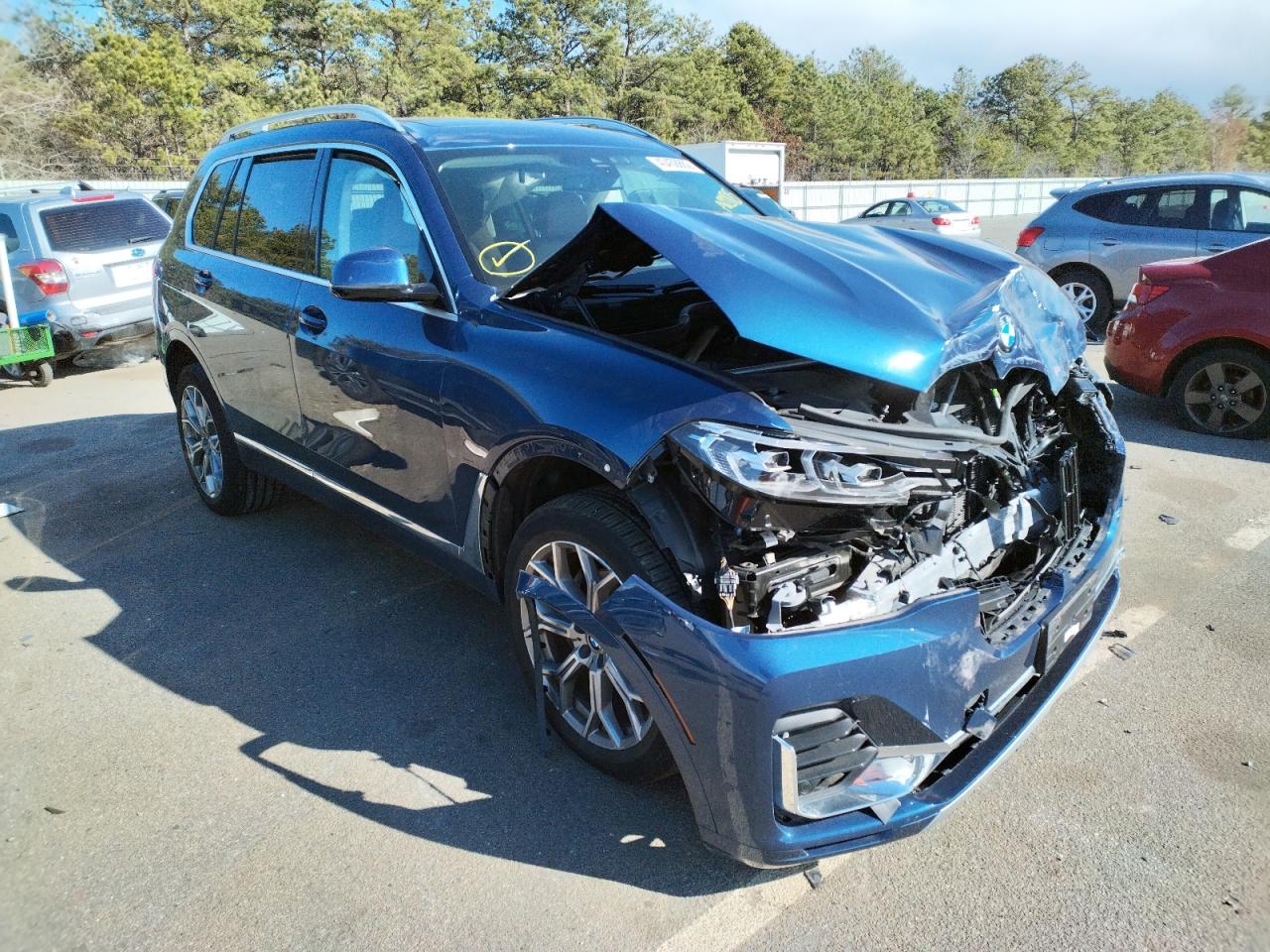 BMW X7 XDRIVE4 2020 with VIN 5UXCW2C02L9A01865 - Photo from auction