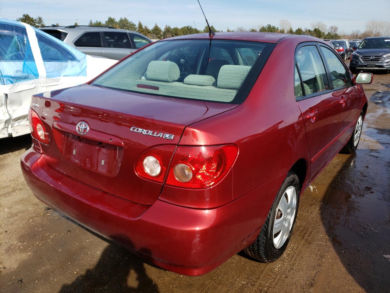 Photo 4 from auction – 2008 TOYOTA COROLLA CE with VIN 1NXBR32E98Z943352