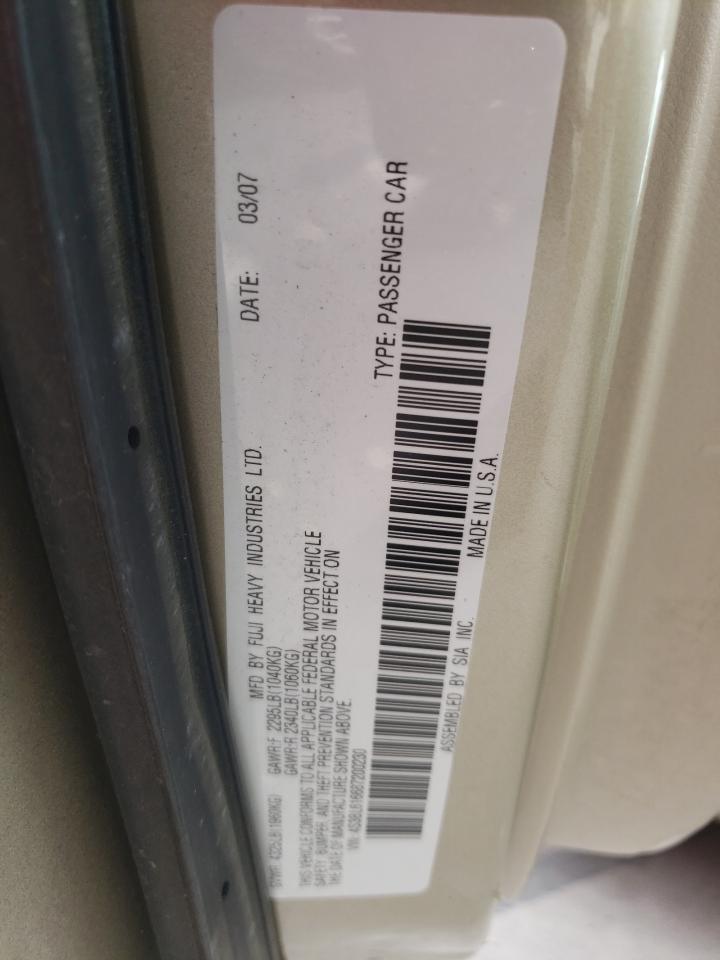 Photo 10 from auction – 2008 SUBARU LEGACY 2.5 with VIN 4S3BL616687200230
