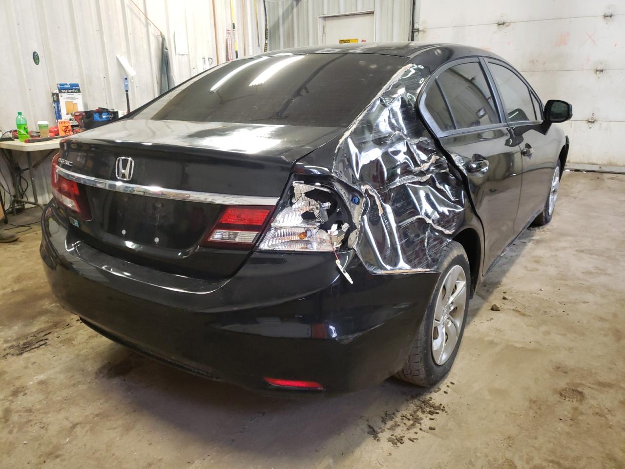 Photo 4 from auction – 2013 HONDA CIVIC LX with VIN 2HGFB2F58DH524745
