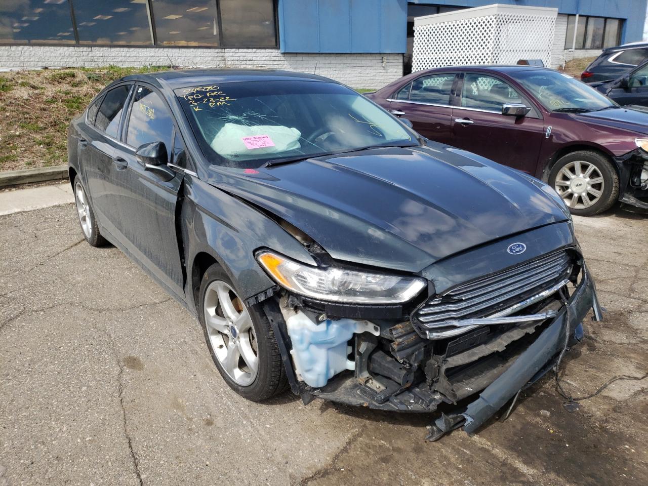 FORD FUSION SE 2016 with VIN 3FA6P0HD0GR184448 - Photo from auction