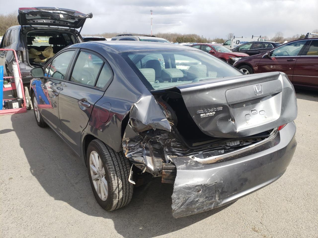 Photo 3 from auction – 2012 HONDA CIVIC EXL with VIN 2HGFB2F99CH317847