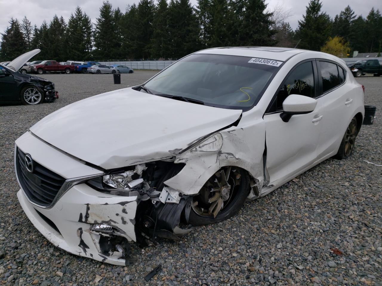 Photo 9 from auction – 2016 MAZDA 3 TOURING with VIN JM1BM1L72G1344557