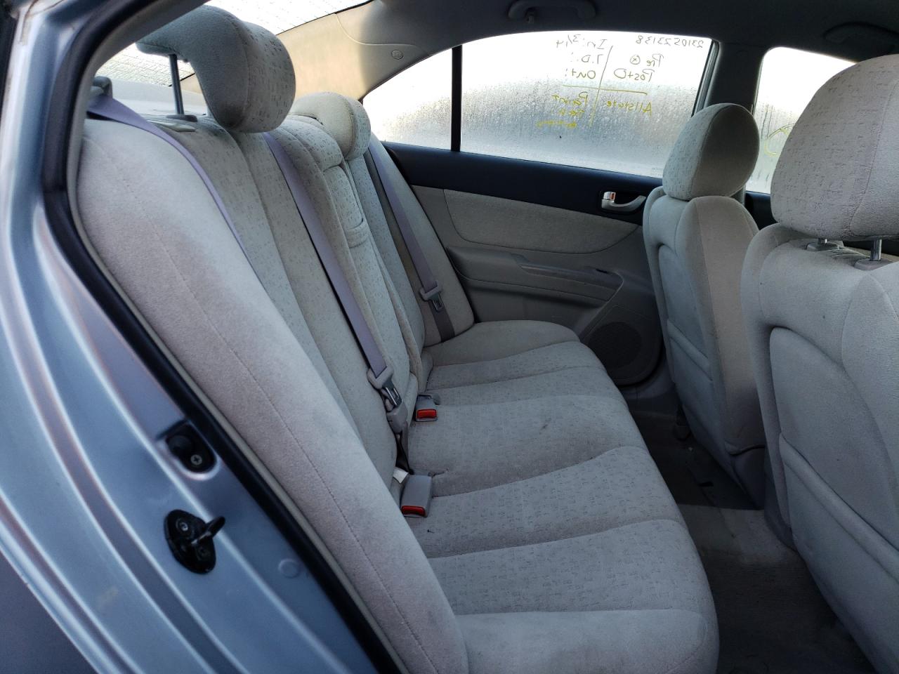 Photo 6 from auction – 2007 HYUNDAI SONATA GLS with VIN 5NPET46C27H224535