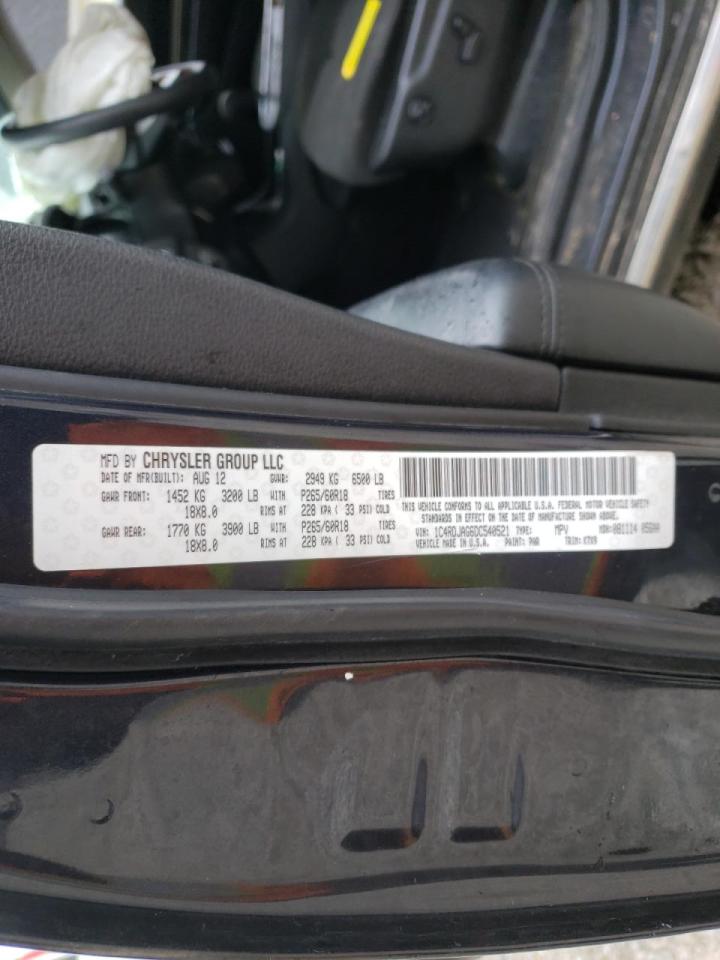 Photo 10 from auction – 2013 DODGE DURANGO SX with VIN 1C4RDJAG6DC540521