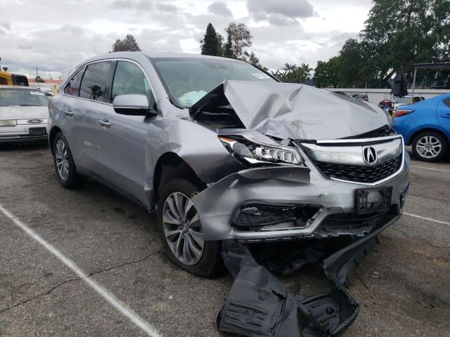 ACURA MDX TECHNO 2016 with VIN 5FRYD3H44GB016356 - Photo from auction