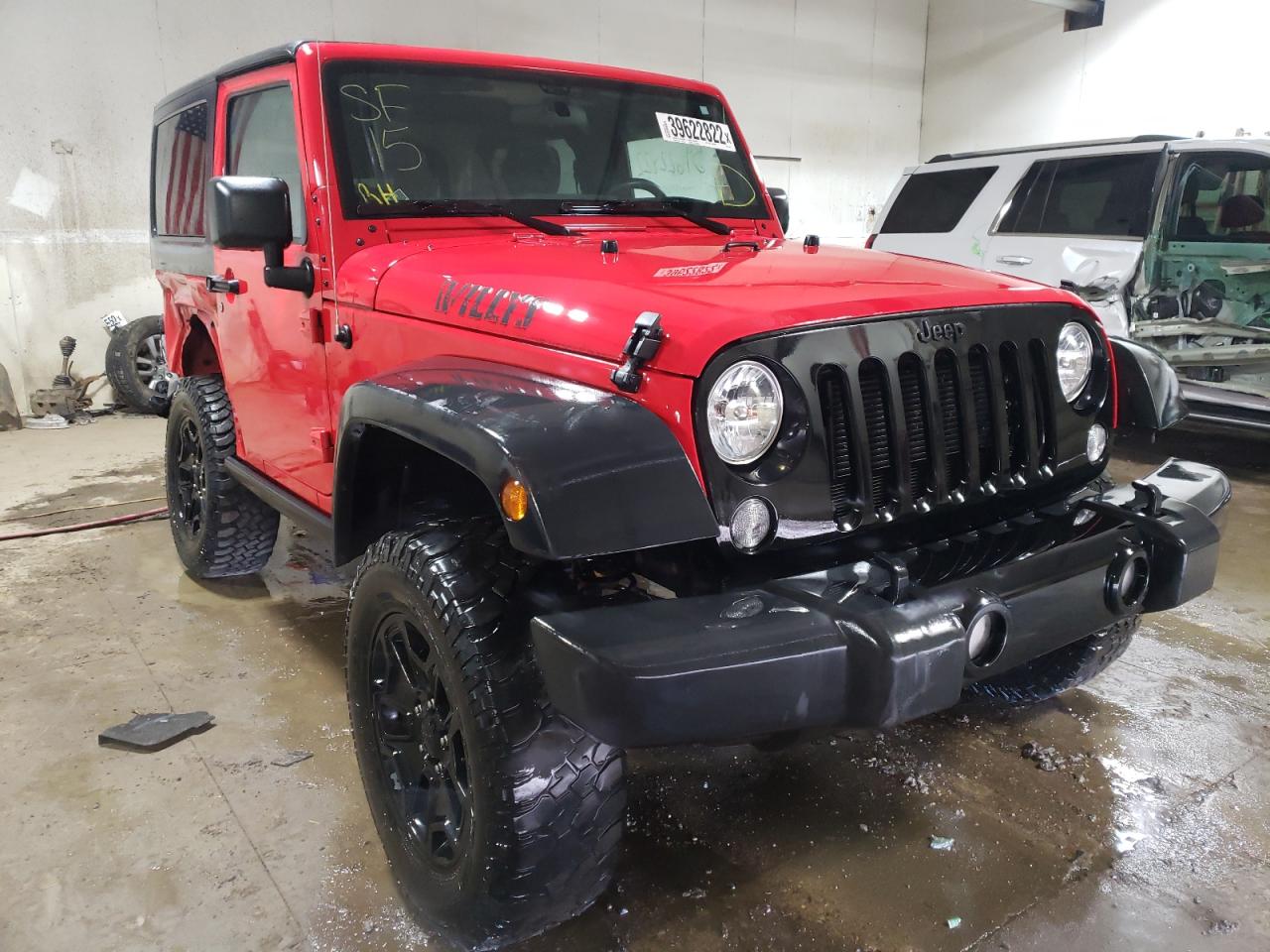 Photo 1 from auction – 2015 JEEP WRANGLER S with VIN 1C4AJWAG2FL549402