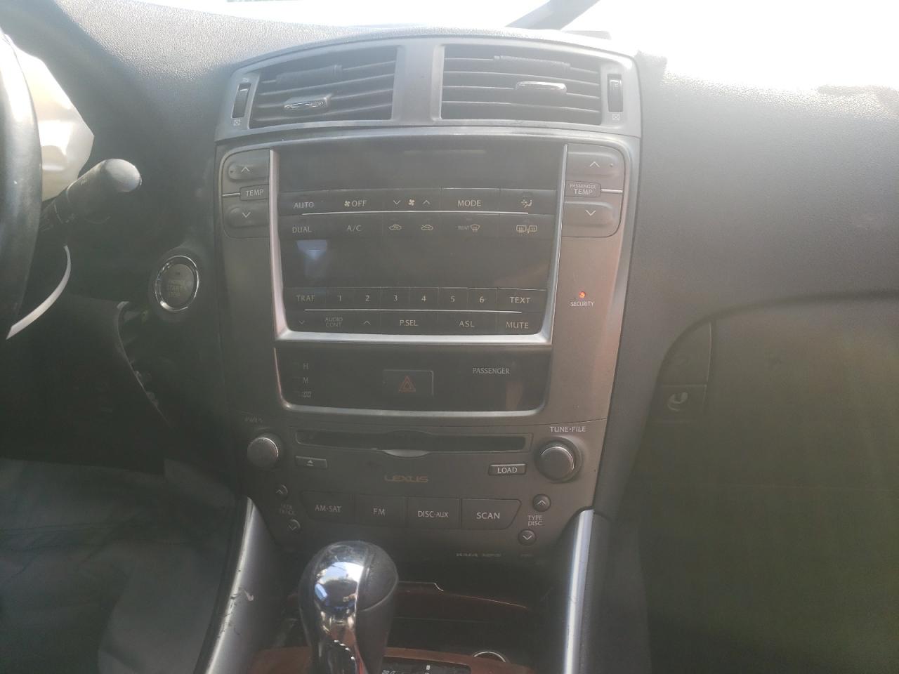 Photo 9 from auction – 2008 LEXUS IS 250 with VIN JTHBK262482068162