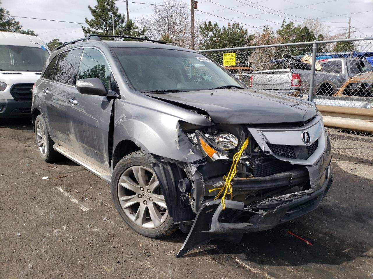 ACURA MDX ADVANC 2012 with VIN 2HNYD2H6XCH545208 - Photo from auction
