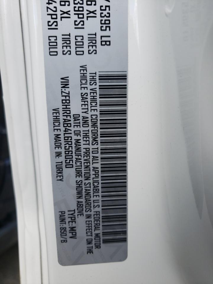 Photo 10 from auction – 2020 RAM PROMASTER with VIN ZFBHRFAB4L6R56050