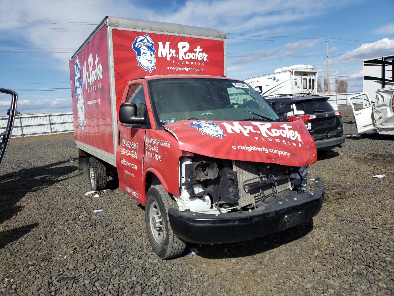 CHEVROLET EXPRESS G3 2015 with VIN 1GB0G2CF9F1221255 - Photo from auction