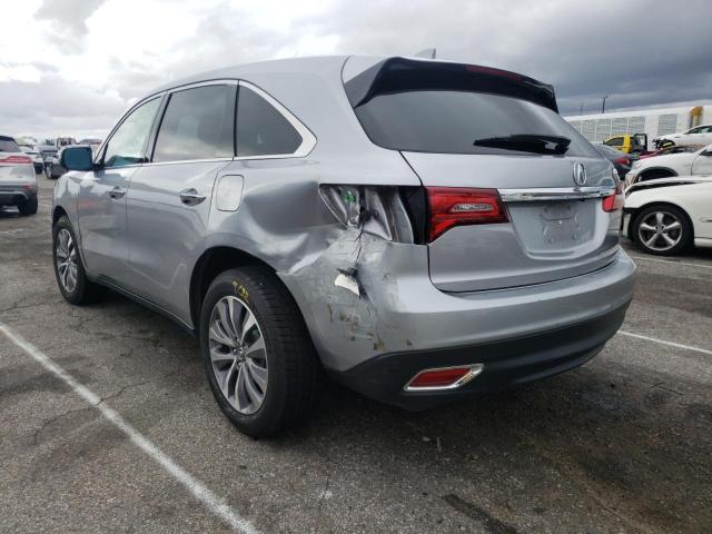 Photo 3 from auction – 2016 ACURA MDX TECHNO with VIN 5FRYD3H44GB016356