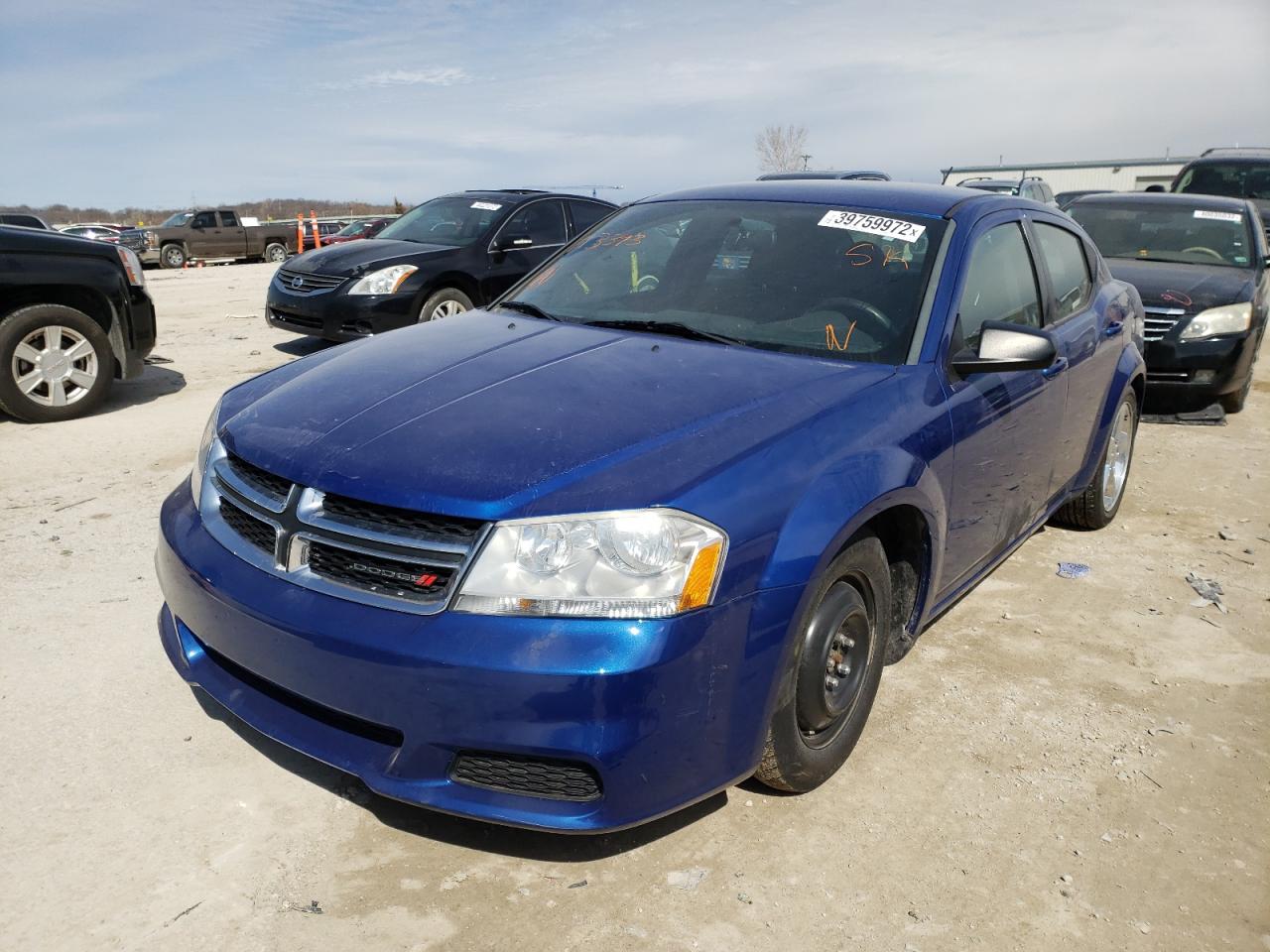 Photo 2 from auction – 2014 DODGE AVENGER SE with VIN 1C3CDZABXEN113393