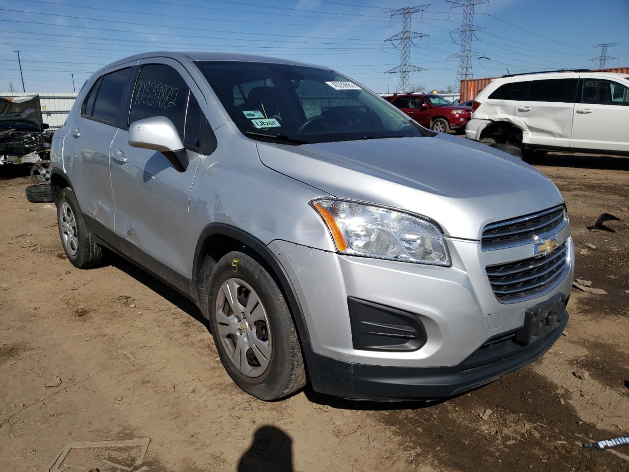 CHEVROLET TRAX LS 2016 مع رقم تعريف المركبة 3GNCJKSB5GL138559 - صورة من المزاد