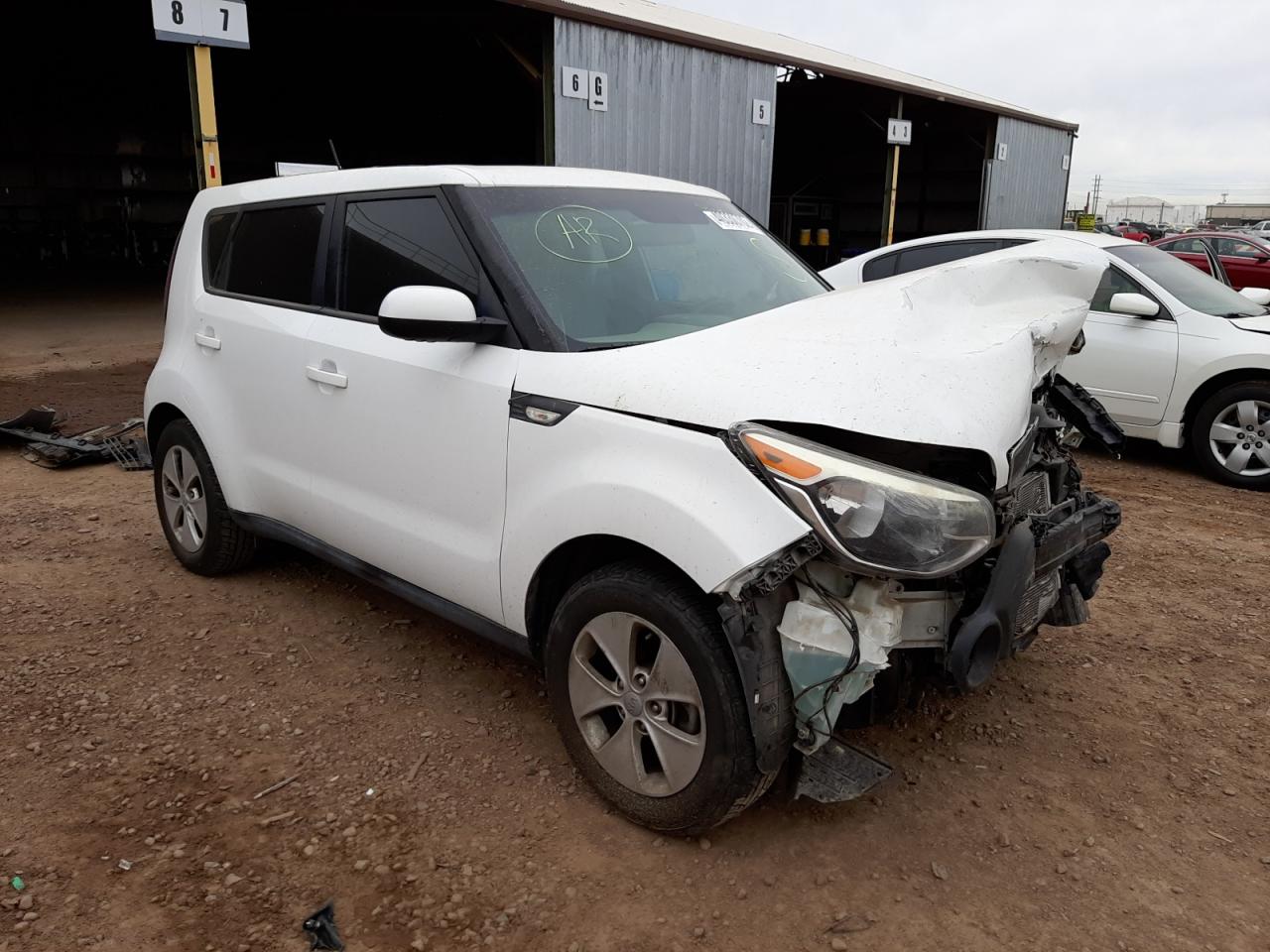 KIA SOUL 2014 with VIN KNDJN2A26E7045332 - Photo from auction