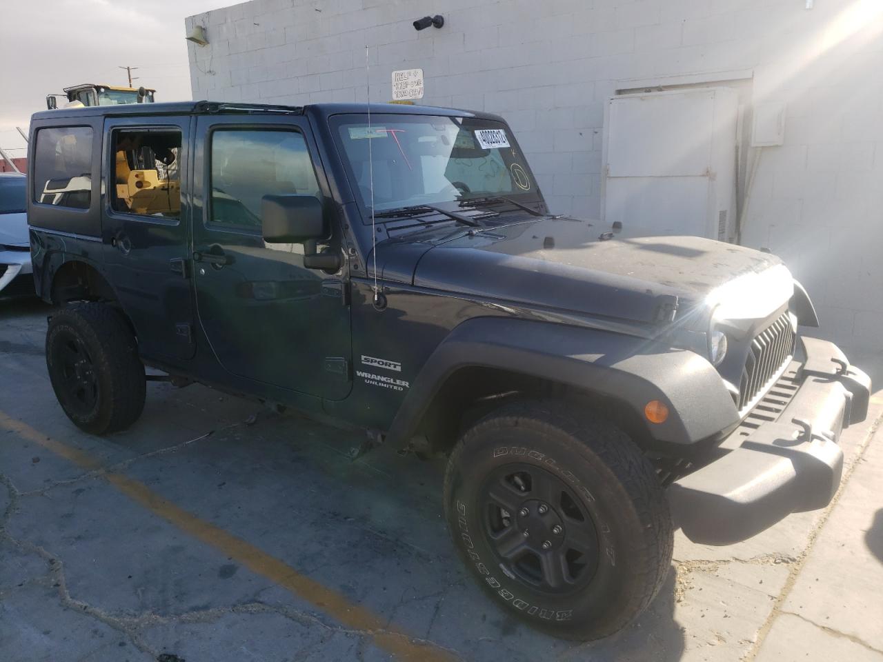 JEEP WRANGLER U 2017 with VIN 1C4BJWDG3HL729636 - Photo from auction